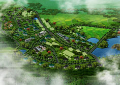 休闲农业 · 江西省吉安市“庐陵西池”•农林旅游休闲度假区：水库与林地的休闲结合