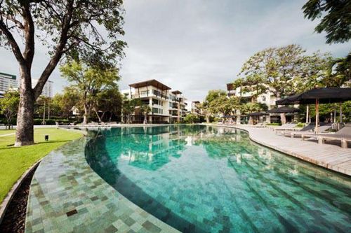 泰国华欣海滩Baan Sansuk住宅小区景观设计